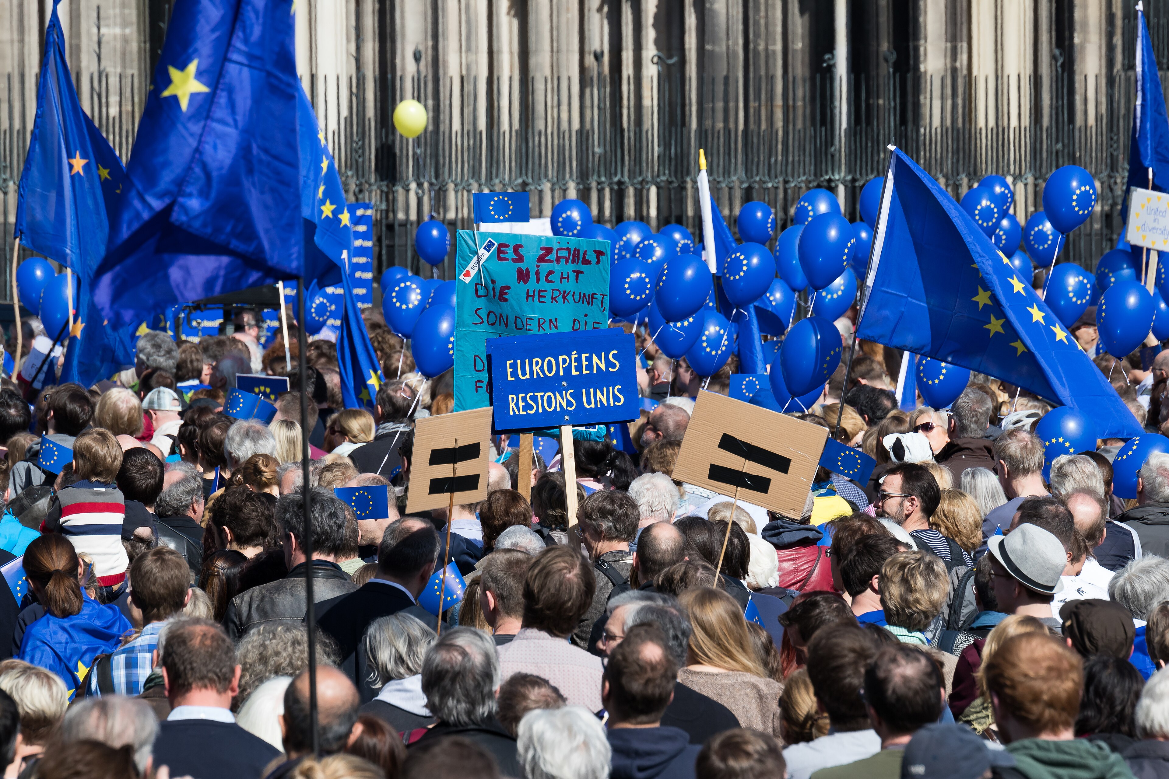 Pulse of Europe Cologne at Sunday, March 26th 2017