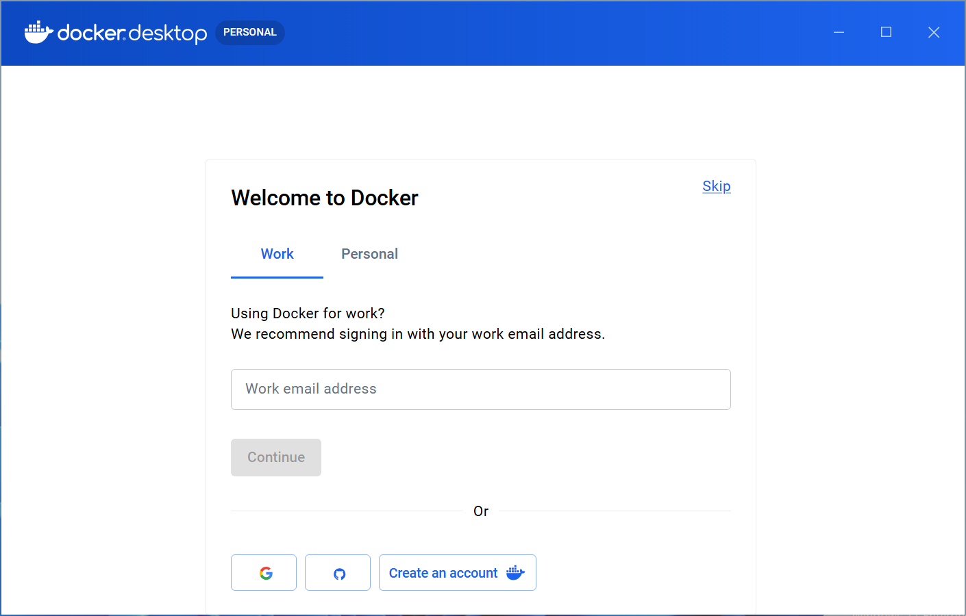Docker Desktop installation step 5