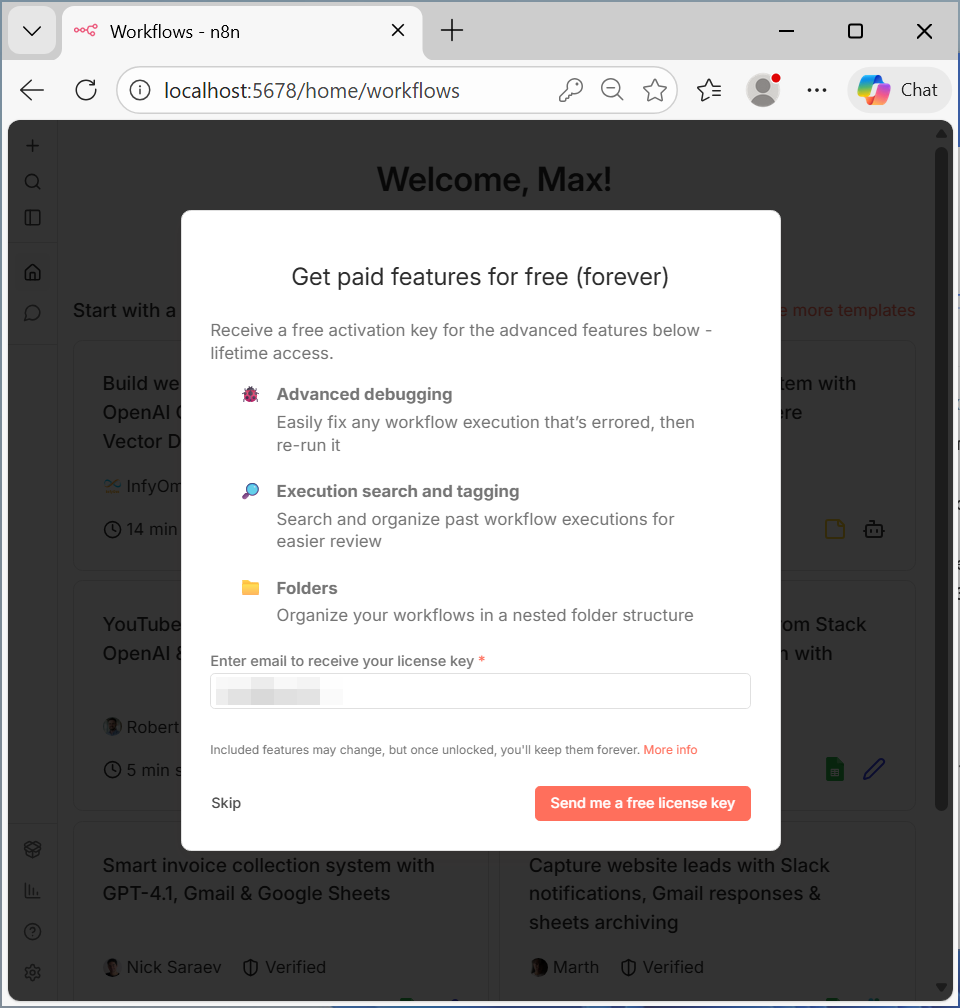 n8n - Get paid features