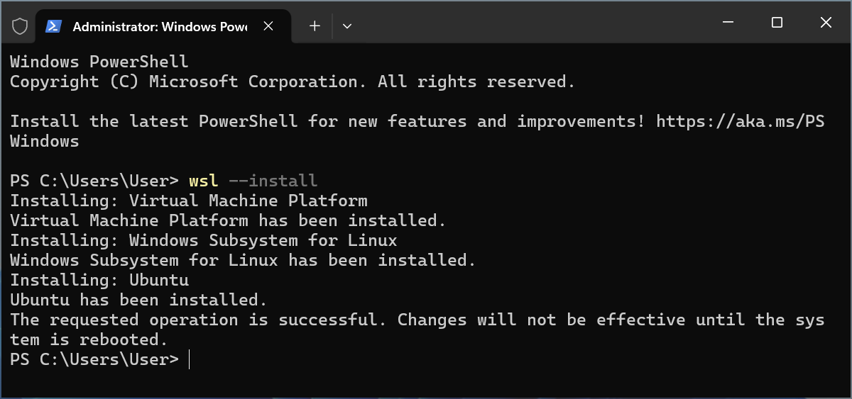 Docker Desktop installation step 2
